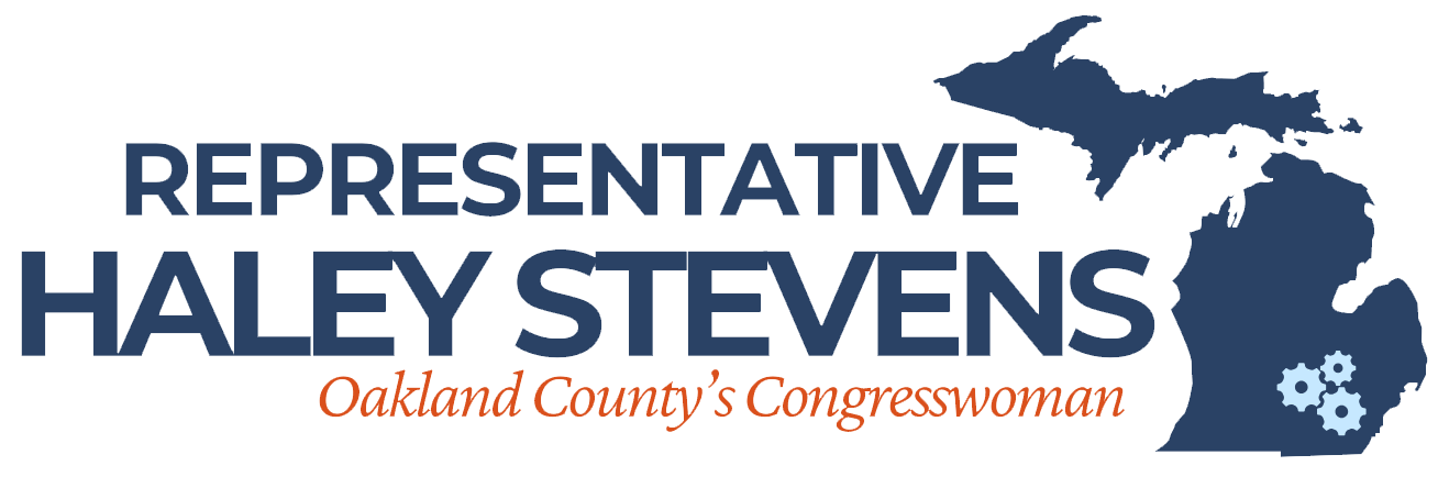 Congresswoman Haley Stevens logo