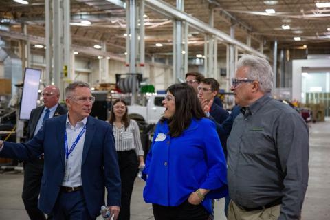Rep. Stevens tours AM General's Technical and Engineering Center in Auburn Hills 