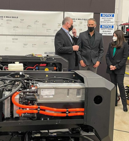 Congresswoman Stevens learning at Bollinger