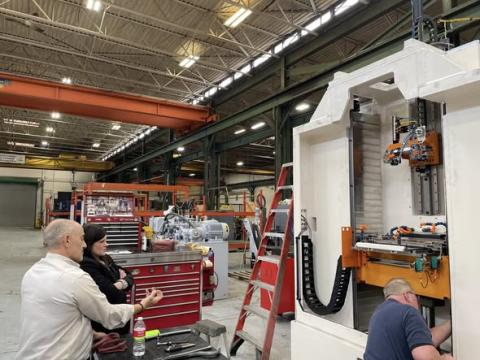 Experts in Novi show their facilities to Rep. Stevens