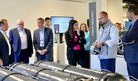 Congresswoman Stevens learning at Faurecia