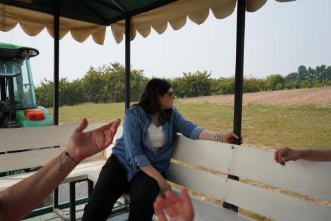 Rep. Stevens at MSU Northwest Michigan Horticulture Research Center