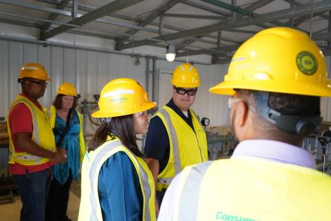 Rep. Stevens tours Flint Gas City