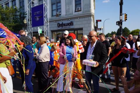 Rep. Stevens at the Woodward Dream Cruise Ribbon Cutting Ceremony