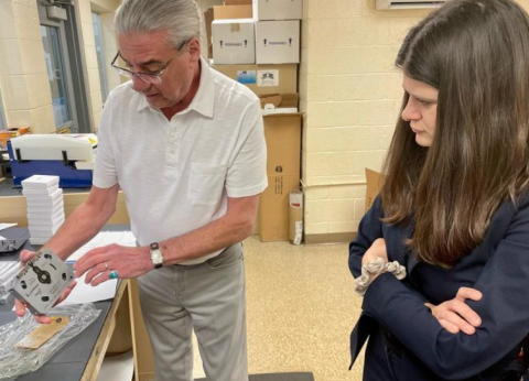 Congresswoman Stevens learning at Lonero Engineering