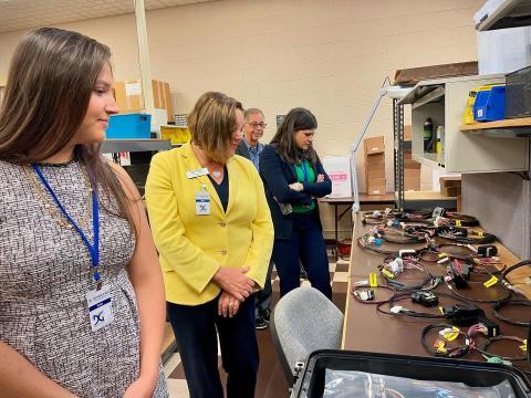 Rep. Stevens at DG Technologies