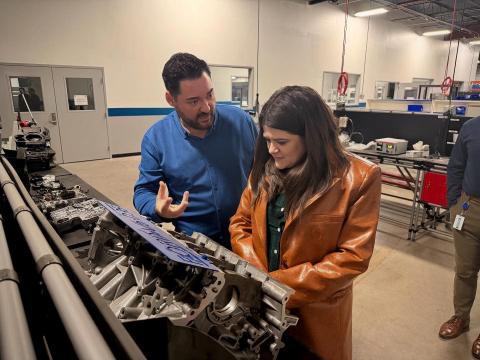 Rep. Stevens at Bonatz USA