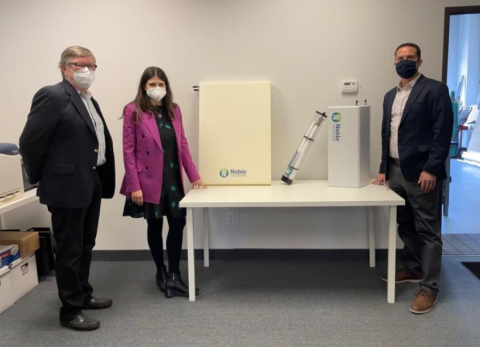 Congresswoman Stevens at Noble Gas Systems