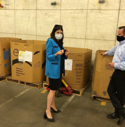 Congresswoman Stevens at QCI LLC