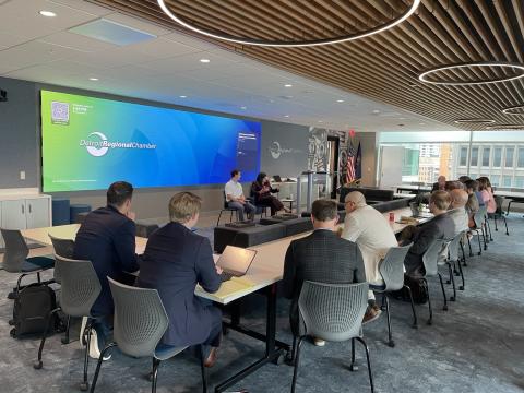 Rep. Stevens joins MichAuto's Advocacy Committee Meeting 