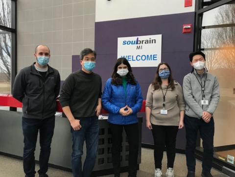 Congresswoman Stevens at Soulbrain in Northville