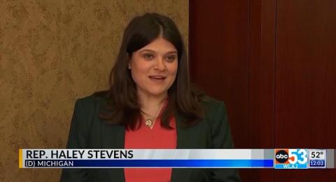 Rep. Stevens featured on WLAJ