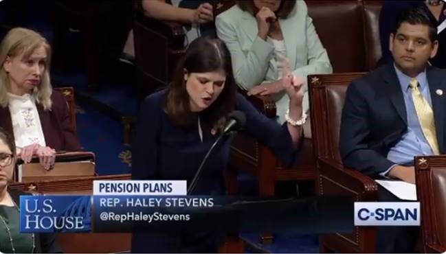 Rep. Stevens at hearing