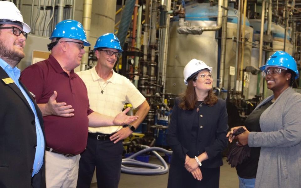 Rep. Stevens at BASF