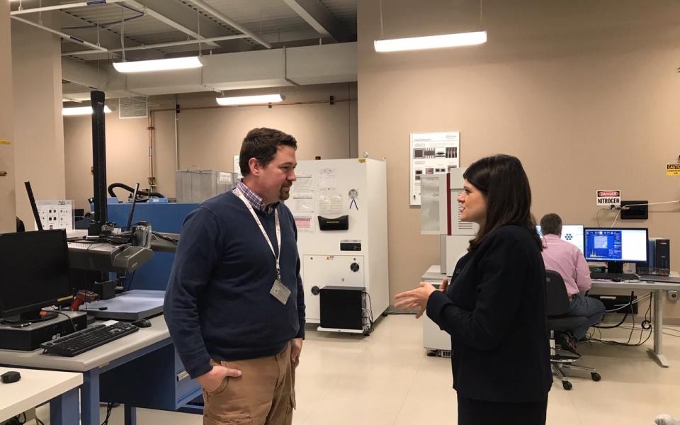Rep. Stevens at Infineon